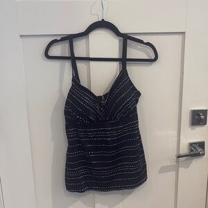 Chic Black and White Women's Tankini ( no bottom )